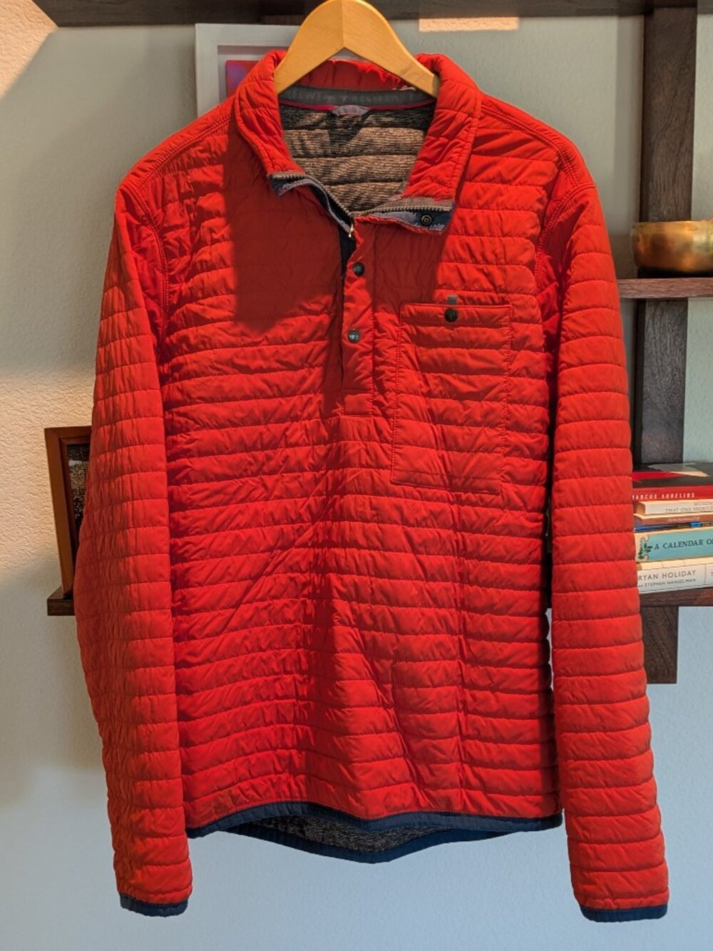 Relwen Windzip Popover Orange Size Medium